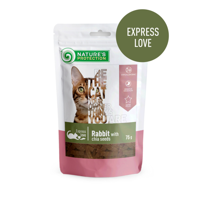 snack for cats rabbit with chia seeds - 2