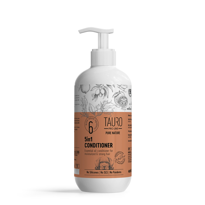 Pure Nature 5in1, feuchtigkeitsspendendes Fellpflegemittel für Hunde und Katzen - 0