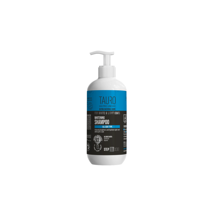 Shampoo sbiancante Ultra Natural Care per cani e gatti con pelo bianco e chiaro - 0
