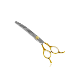 cutting scissors &quot;Perfection by Janita J. Plunge&quot;, thinning, 40 teeth, 440c stainless steel, golden color