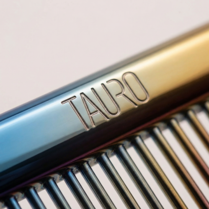 peine de doble densidad para el peinado del pelo, acero inoxidable - 4