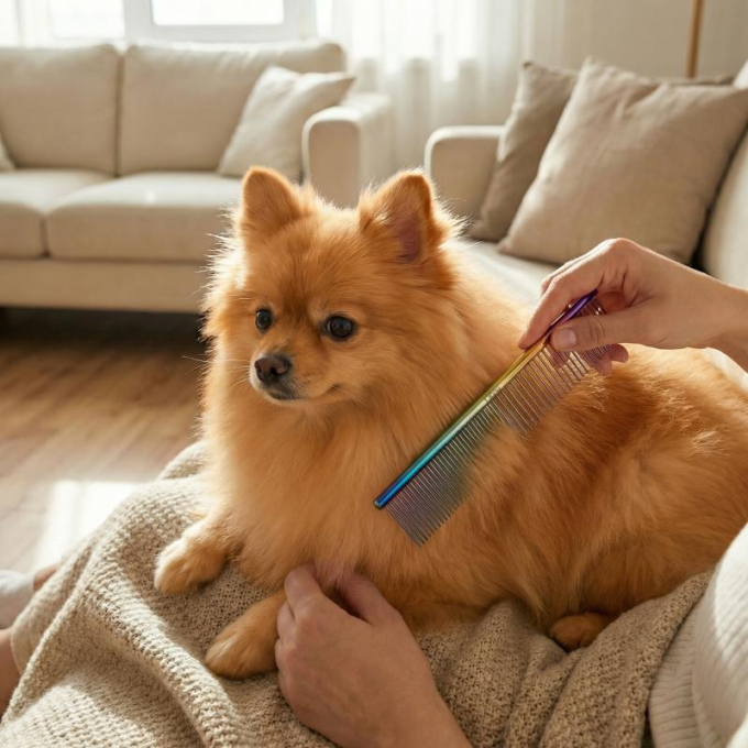 peine de doble densidad para el peinado del pelo, acero inoxidable - 5