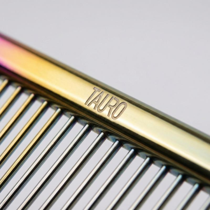 peine de doble densidad para el peinado del pelo, acero inoxidable - 2