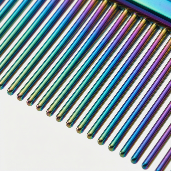 Línea de peluquería profesional, peine para desenredar y peinar el pelo - 4