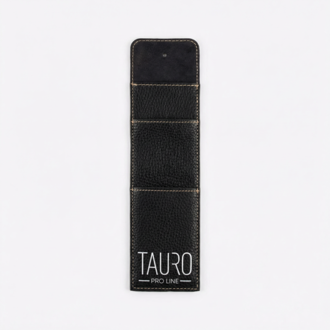 custodia in pelle naturale per strumenti di toelettatura per animali domestici - 0