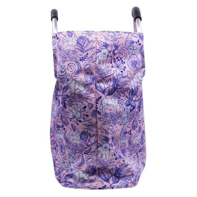 shopping bag, spacious, with metal handle, customized design - 2