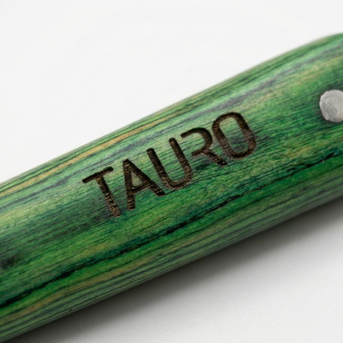 stripping knife with coarse teeth and wooden handle - 4