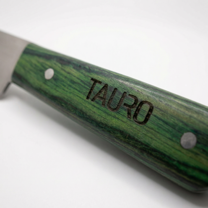 нож для зачистки с крупными зубьями и деревянной ручкой - 5