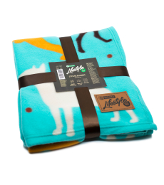 blanket, with puppies