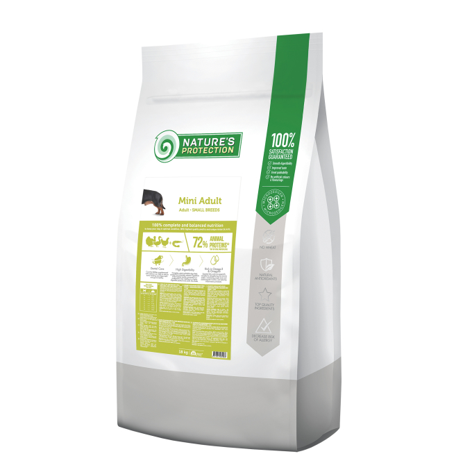 trockenfutter für ausgewachsene Hunde kleiner Rassen mit Geflügel und Krill - 0