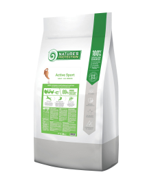 nourriture sèche pour chiens adultes actifs de toutes races avec de la volaille et du krill