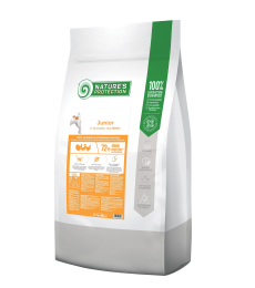 droogvoer voor junior honden van alle rassen met gevogelte