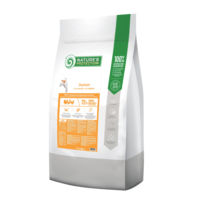 droogvoer voor junior honden van alle rassen met gevogelte - 0