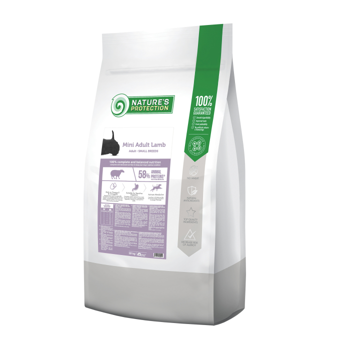 aliments secs pour chiens adultes de petite race avec agneau - 0