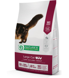 alimento seco para gatos adultos de razas grandes con aves de corral