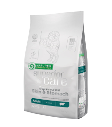 alimento seco para perros adultos de todas las razas con piel y estómago sensibles, con cordero