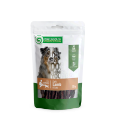 snacks para perros, suaves lonchas de cordero