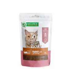 snack para gatos con conejo y bayas de goji