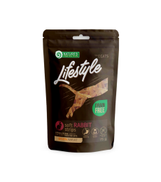 snack pour chats bandes molles de lapin