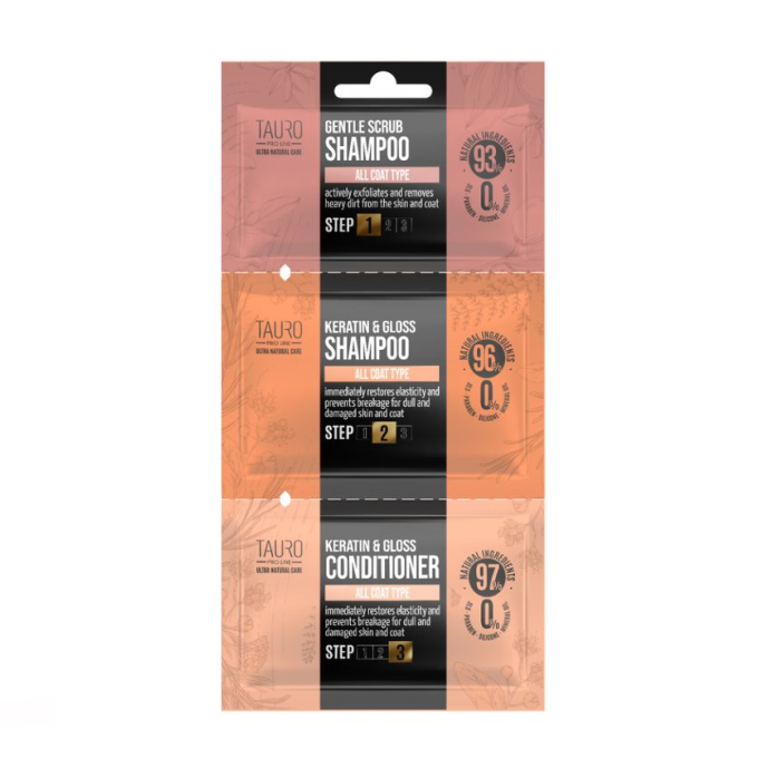 kit d&#039;échantillons de shampoing et d&#039;après-shampoing pour la peau et le pelage des chiens et des chats - 0