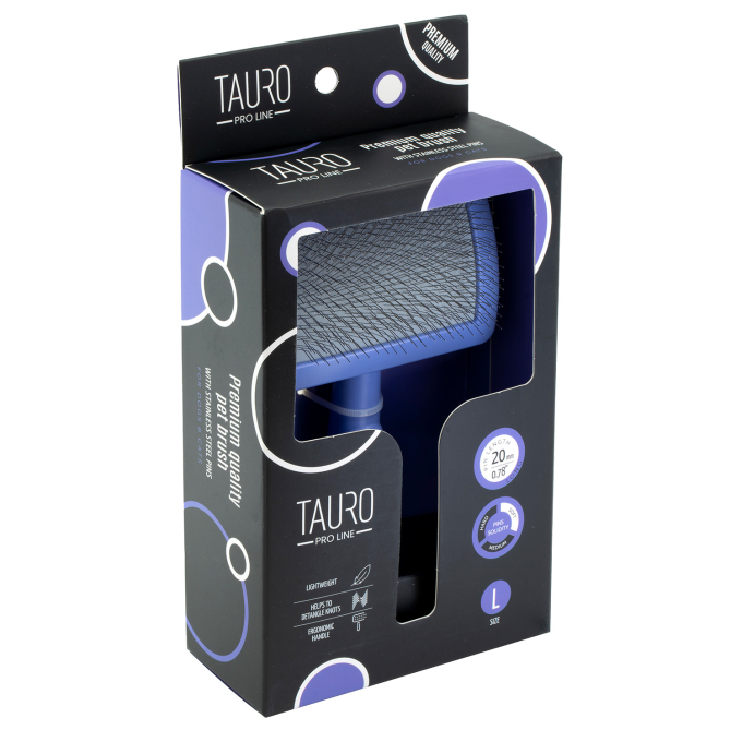 spazzola in plastica, viola, misura grande 17,5x10,6x6,2 cm - 0