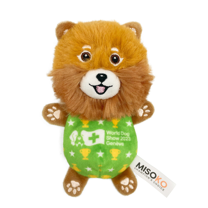 peluche chien SPITZ, avec parties sonores remplaçables - 0