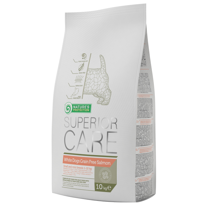 alimento seco sin cereales para perros adultos de razas pequeñas y mini con salmón - 0