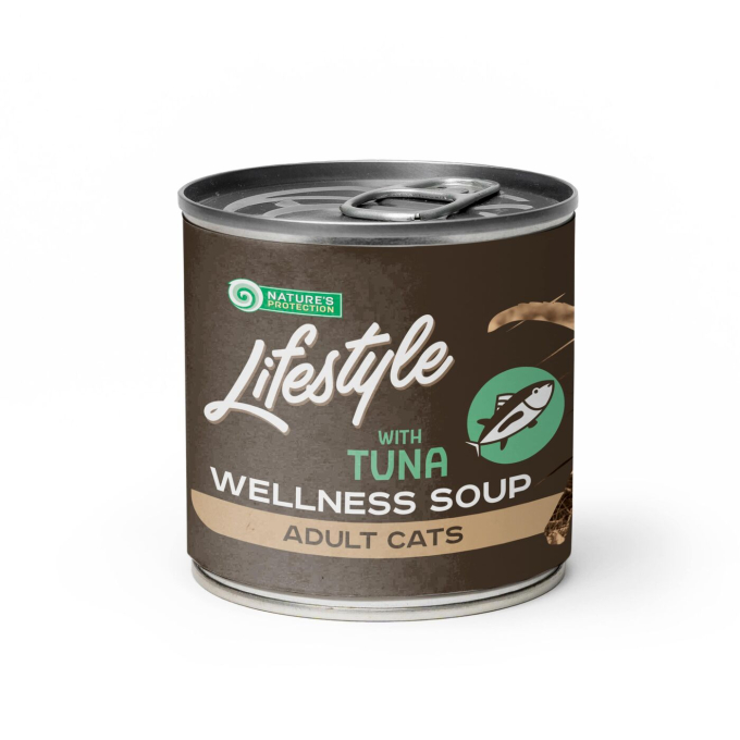 complementary feed - soup for adult cats with sensitive digestion, with tuna - 0