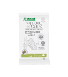 aliment complémentaire sans céréales - snacks pour chiens adultes avec poisson blanc