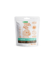 complementary grain free feed - snacks for free gums and oral care with insects for junior all breed dogs with red coat