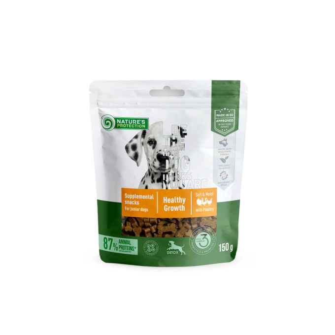 complementary feed - snacks for junior dogs of all breeds with poultry - 0