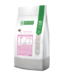dry food for junior all breed dogs with lamb