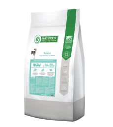 dry food for senior dogs of all breeds with poultry