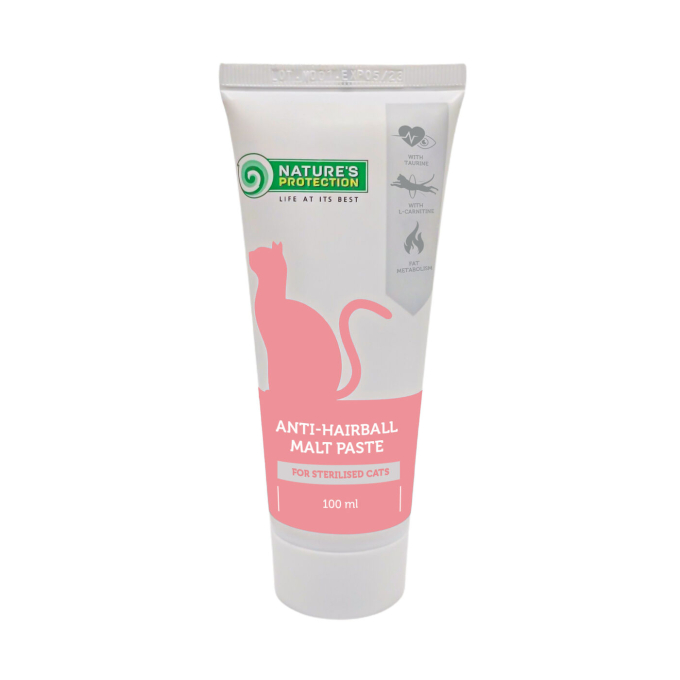 Malt paste, paste for sterilized cats promoting hair removal, - 0