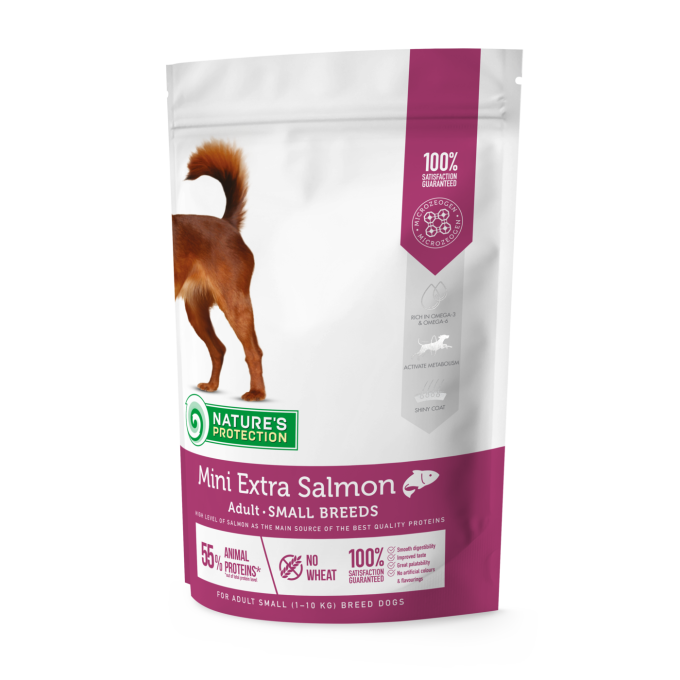 dry food for adult small breed dogs with salmon - 0