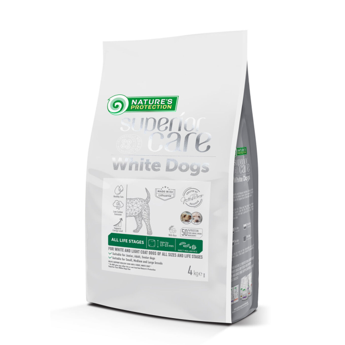 nourriture sèche avec insectes pour chiens de toutes tailles et de tous âges à pelage blanc - 0