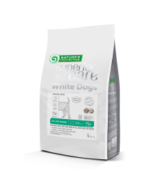 pienso seco sin cereales con insectos para perros de todos los tamaños y etapas de la vida con pelaje blanco
