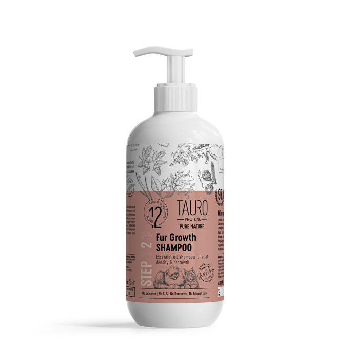 Pure Nature Fur Growth, shampoo che favorisce la crescita del pelo per cani e gatti - 0