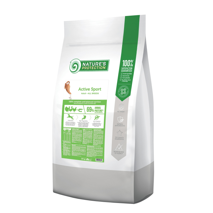 alimento seco para perros adultos activos de todas las razas con aves de corral y krill - 1