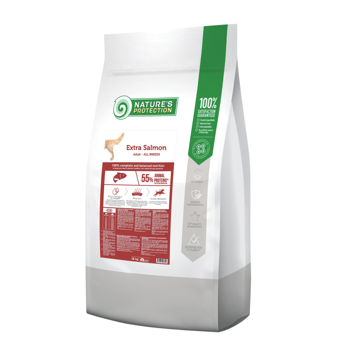 nourriture sèche pour chiens adultes de toutes races avec du saumon - 1