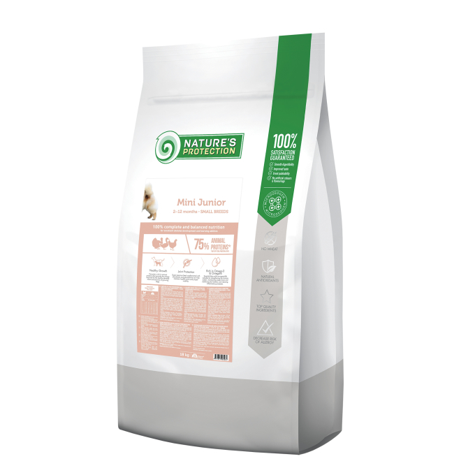 droogvoer voor junior honden van kleine rassen met gevogelte - 1