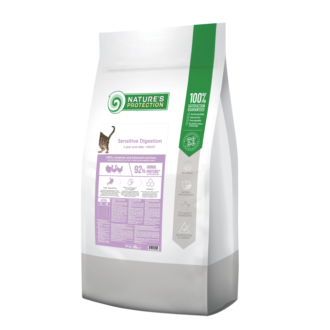 droogvoer voor volwassen gevoelige katten met gevogelte - 1