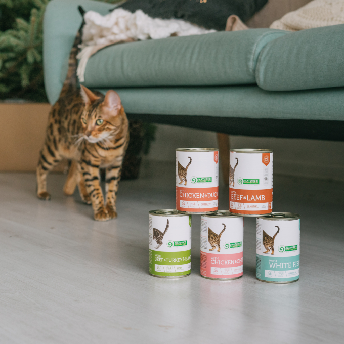 dosenfutter für sterilisierte erwachsene Katzen mit Huhn und Ente - 3