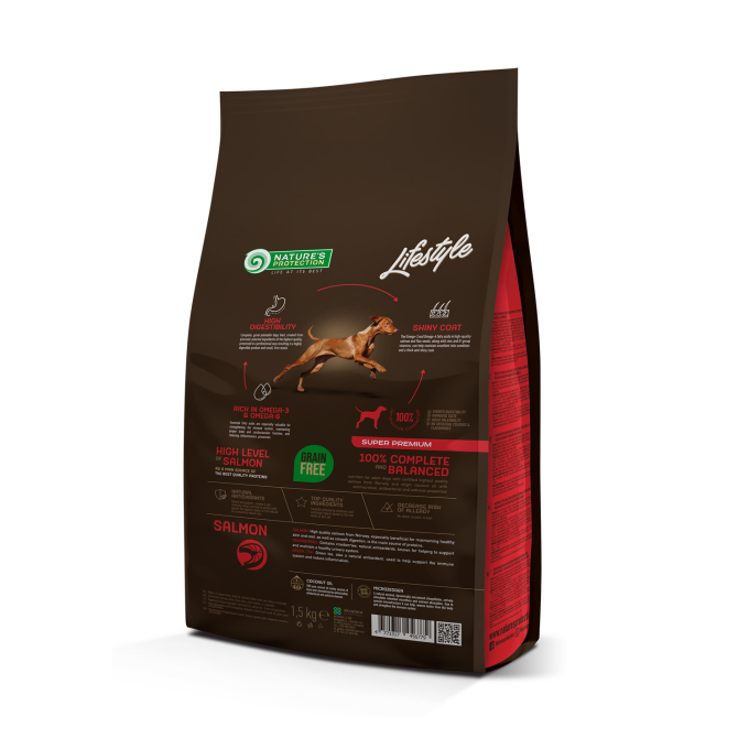 aliment sec sans céréales pour chiens adultes de toutes races avec saumon - 3