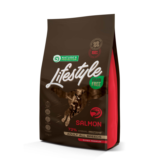 aliment sec sans céréales pour chiens adultes de toutes races avec saumon - 2