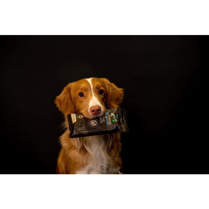 aliment complémentaire sans céréales - snacks pour chiens adultes avec saumon - 3