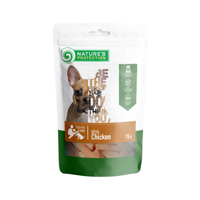 snack for dogs with chicken, - 1