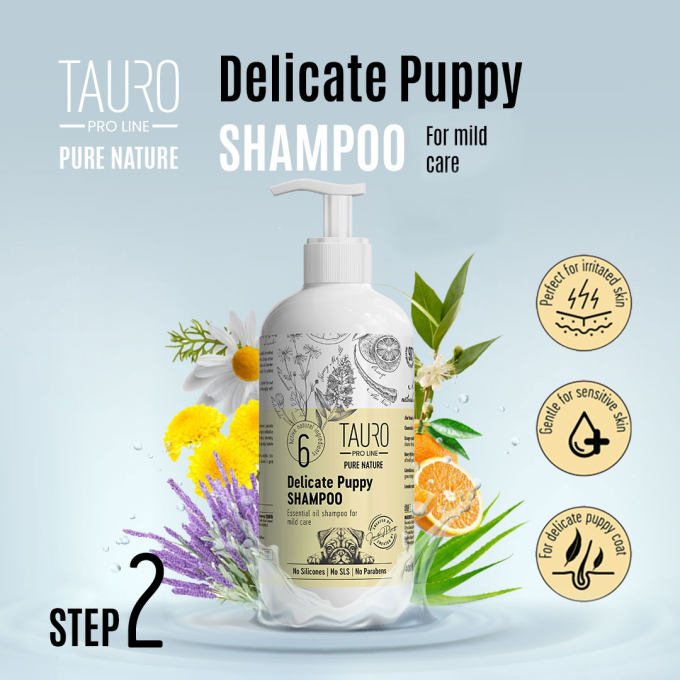Pure Nature Delicate Puppy, gentle coat shampoo for puppies - 3