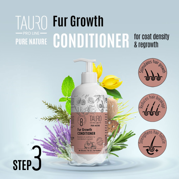 Pure Nature Fur Growth, coat growth promoting conditioner for dogs and cats - 3