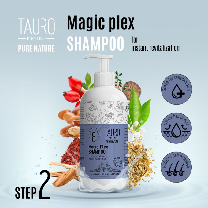 Pure Nature Magic-Plex, coat restoring shampoo for dogs and cats - 3